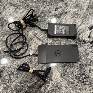 Dell Dock WD19S K20A001 USB-C Docking Station with OEM 180W A/C Power Adapter